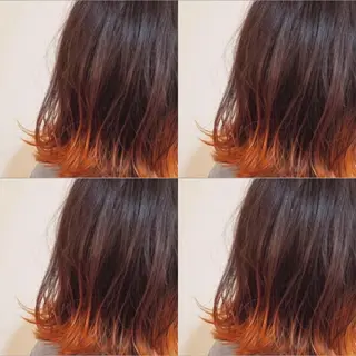 ミディアム カラー レイヤー×艶髪特化 マネージャー安藤光司のヘアスタイル