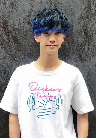 ショート カラー メンズ カット無料/髪質改善 髪質根本改善/艶髪のヘアスタイル