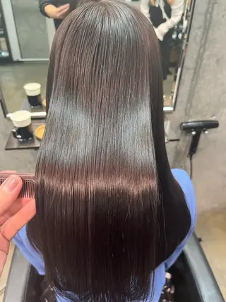 セミロング カラー 髪質改善✨艶髪✨ 古寺隆佑のヘアスタイル