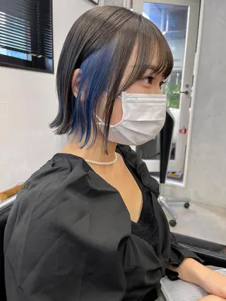 ショート カラー ブリーチダブルカラー 【koide】のヘアスタイル