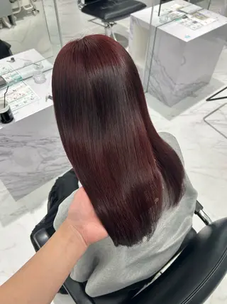 カラー Akari🧬レイヤ ー/ハイトーン/天神のヘアスタイル
