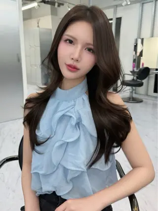 ロング カラー Rita/髪質改善/ ブリーチなしWカラーのヘアスタイル
