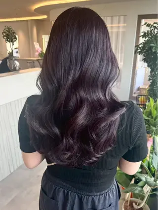 ロング 玉林 和子のヘアスタイル