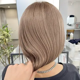 セミロング カラー ショート〜ボブ✂︎ 武蔵小杉 南澤佑介のヘアスタイル