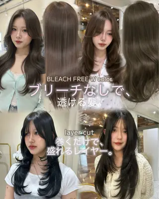 ロング hiyori🎀 トレンドレイヤーのヘアスタイル