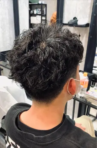ショート パーマ メンズ メンズ支持数No.1 👑リュウ👑のヘアスタイル