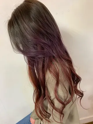 ロング カラー Shiho お洒落な エクステ♡ハイトーンのヘアスタイル