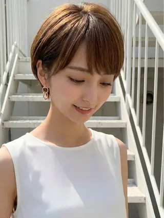 ショート 【Rowel】 大野 虹歩のヘアスタイル