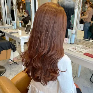 ロング カラー ヘアアレンジ ⭐️巻ける縮毛矯正/ レイヤー to-kiのヘアスタイル