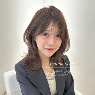 カラー ParveMix￤ 出石 菜々🥂のヘアスタイル