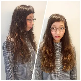 ロング カラー 澤田 真弥のヘアスタイル