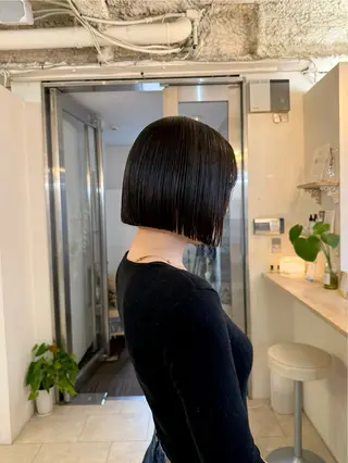 ショート Maho/海外 レイヤー/ハッシュのヘアスタイル