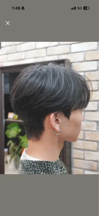 ショート パーマ ヘアアレンジ メンズ HIKARI メンズ満足度No.1のヘアスタイル