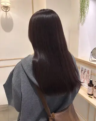 ロング カラー 奥 雅のヘアスタイル