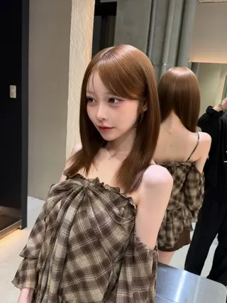 セミロング 🫧髪質改善 講師🫧🍎幹細胞のヘアスタイル
