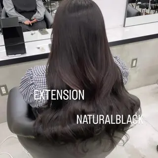 ロング カラー エクステ🩵ブリーチ 韓国ヘア🩵KAEのヘアスタイル