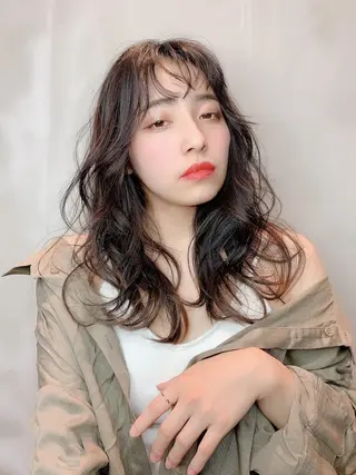 ロング カラー ANGELICA JR和歌山店のヘアスタイル