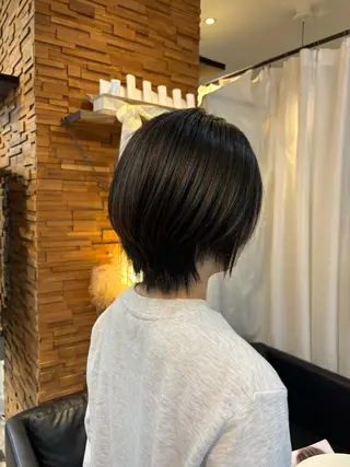 ショート 顔周りカット ピンク カラー🩰りりのヘアスタイル