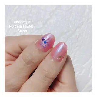ミディアム ネイル 🐾enen style 🐾のネイルデザイン