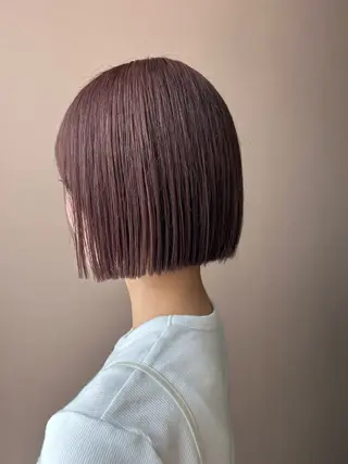 ショート カラー hubhair レイヤー/透明感のヘアスタイル