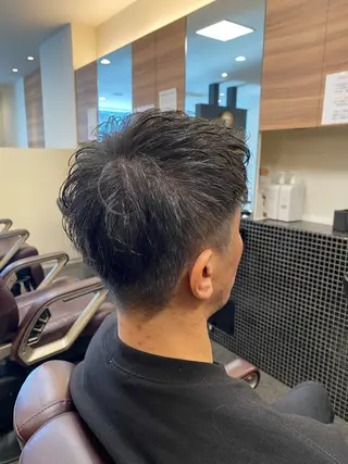 ショート メンズ メンズパーマモデル 大募集中のヘアスタイル