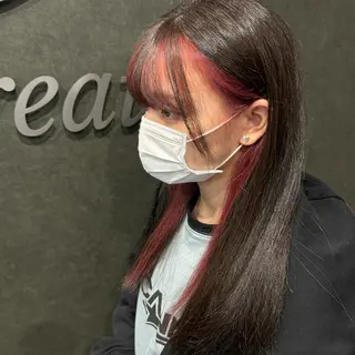 ミディアム カラー パーマ ヘアアレンジ メンズ キッズ ネイル マツエク・マツパ アイブロウ 🤍透明感/韓国風/ レイヤー:MIO🤍のヘアスタイル