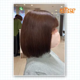 ミディアム アミーベル🧸🧡 本店✂️しおりのヘアスタイル