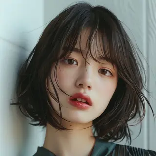 ショート しもかわ かほのヘアスタイル