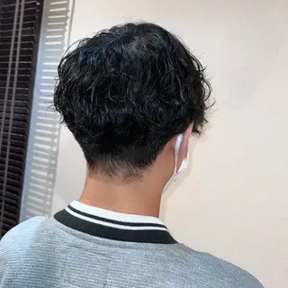 ショート パーマ 青田 明日海のヘアスタイル