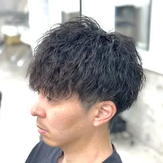 パーマ メンズ 🎩刈り上げ特化🎩 渡邉太耀のヘアスタイル