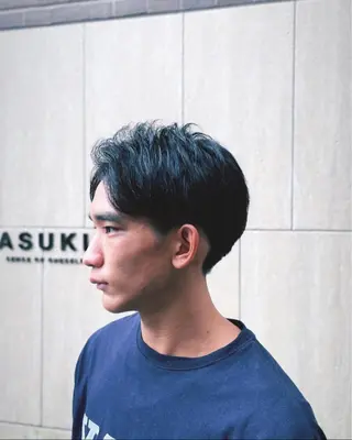ショート メンズ 𝙢𝙚𝙣'𝙨 𝙝𝙖𝙞𝙧高津のヘアスタイル