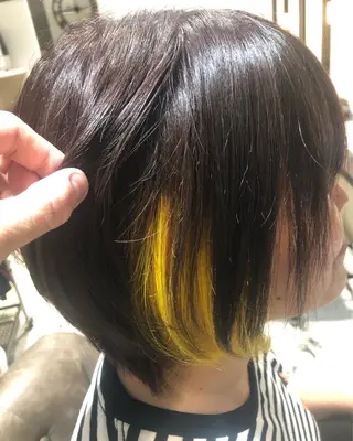 カラー 田中 和可のヘアスタイル