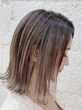 ミディアム カラー 💎 ひより💎のヘアスタイル