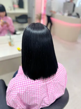 ミディアム カラー ヘアアレンジ 韓国レイヤー&ピンク 艶髪🩶maikoのヘアスタイル