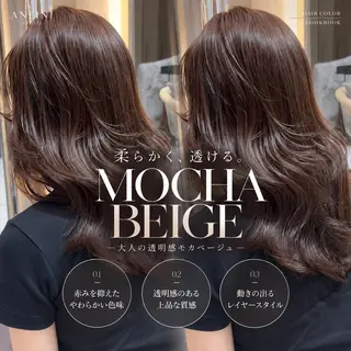セミロング 韓国レイヤー 田中 励也のヘアスタイル