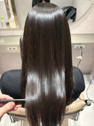 セミロング 髪質改善/艶髪 やまなかのヘアスタイル