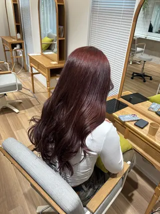ロング カラー RINNO🌷透明感 カラー/髪質改善のヘアスタイル