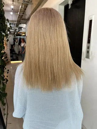 ミディアム カラー GiseL 博多筑紫口店のヘアスタイル