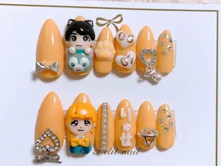 ネイル 大分市推し活ネイル 🎀ライブ・現場前にのネイルデザイン