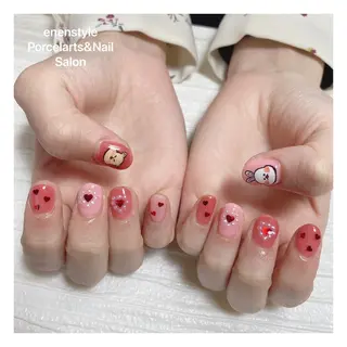 ショート ネイル 🐾enen style 🐾のネイルデザイン