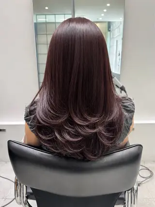カラー 透明感\モテカラー 🏹͙💫YUUのヘアスタイル