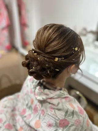 ヘアアレンジ make room Blissのヘアスタイル