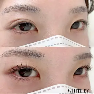マツエク・マツパ WHITE EYE 🤍Mayukaのマツエク・マツパデザイン