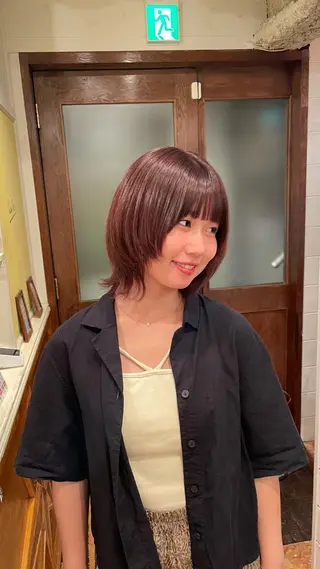 ショート 縮毛矯正/レイヤー/ ボブ♡Natsukiのヘアスタイル
