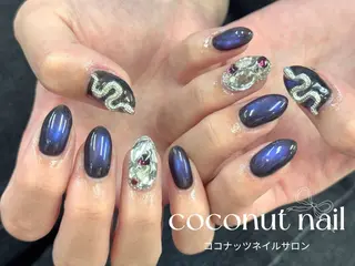 ネイル 神田 ココナッツのネイルデザイン