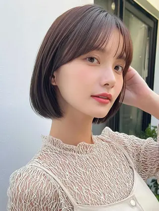ミディアム FOCUS JAPAN4のヘアスタイル