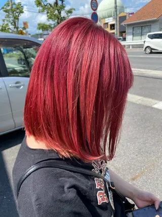 ミディアム カラー JowA✂︎ 目片夏実のヘアスタイル
