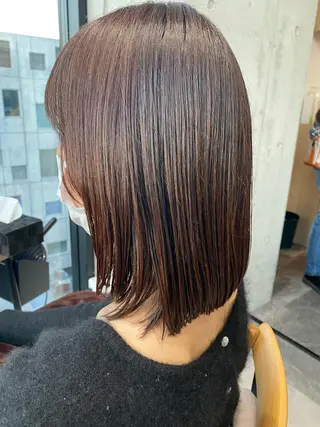 セミロング カラー 似合う髪型見つけます AYAKAのヘアスタイル