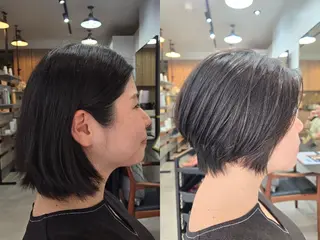 ショート 野村 果音(カノン)のヘアスタイル