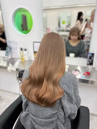 ロング カラー ヘアアレンジ 透明感カラー🎀艶髪 Anju/渋谷🎀のヘアスタイル
